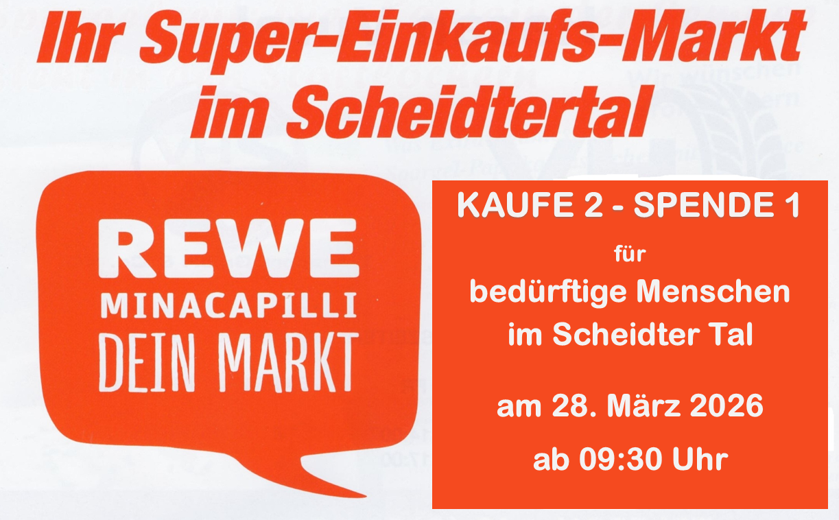Spendenaktion 'kaufe 2 - spende1'
